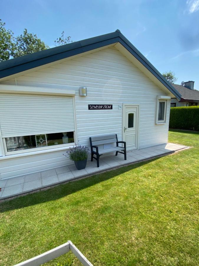 Bungalow Scheldezicht In Zeeland Dicht Bij Zee Scherpenisse Extérieur photo